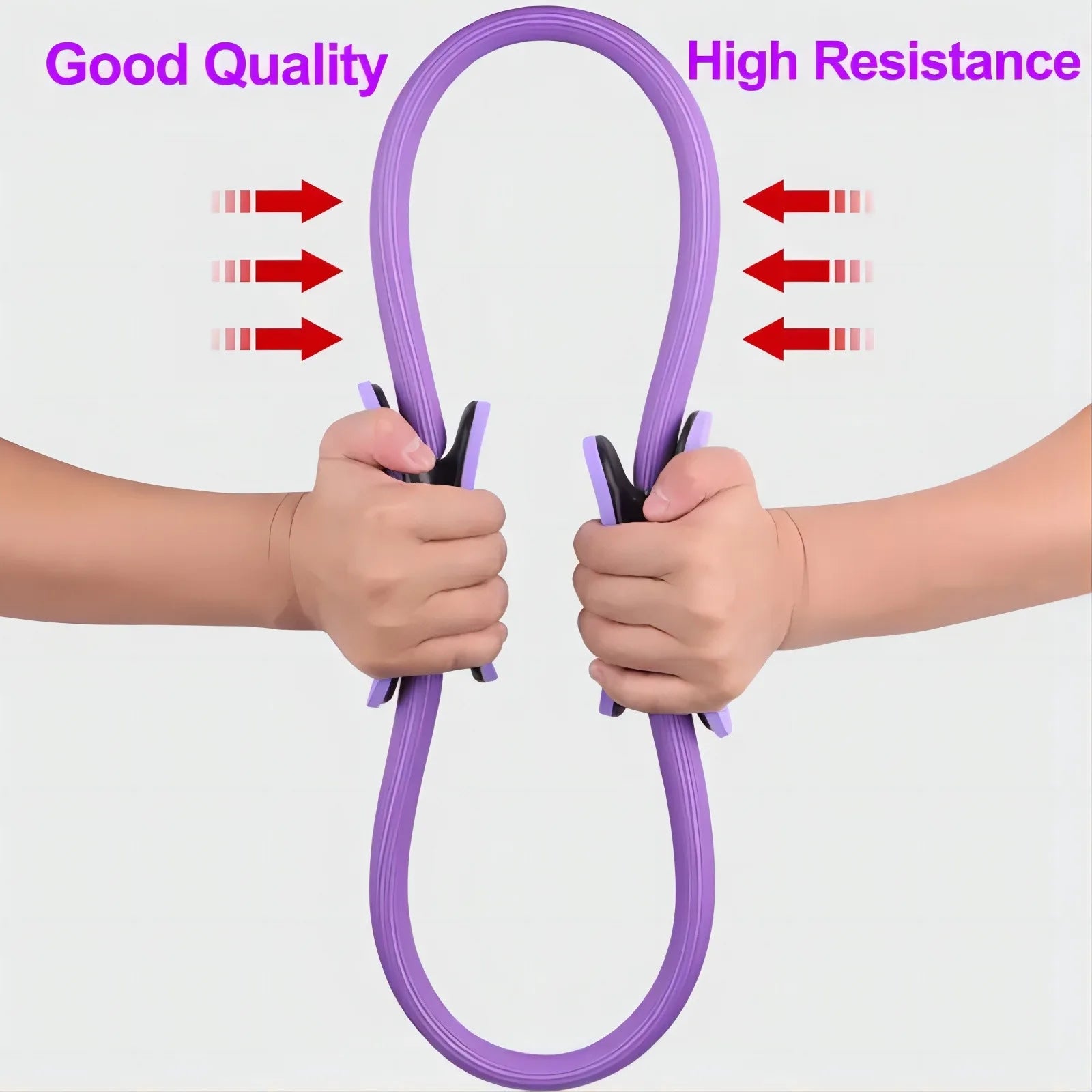 5-Piece Pilates Resistance Rings Yoga Fitness Elastic Training Set