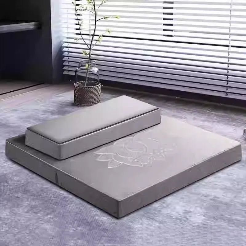 Thickened Zen Meditation Pad Coconut Fiber Embroidered Yoga Sitting Cushion