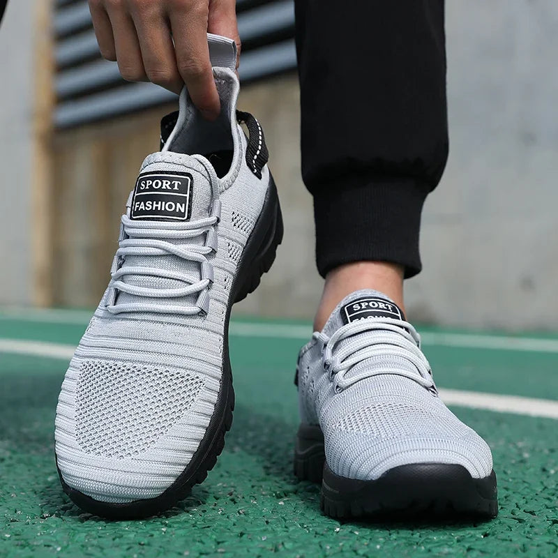 Men’s Breathable Lightweight Running Sneakers Athletic Training Outdoor Shoes