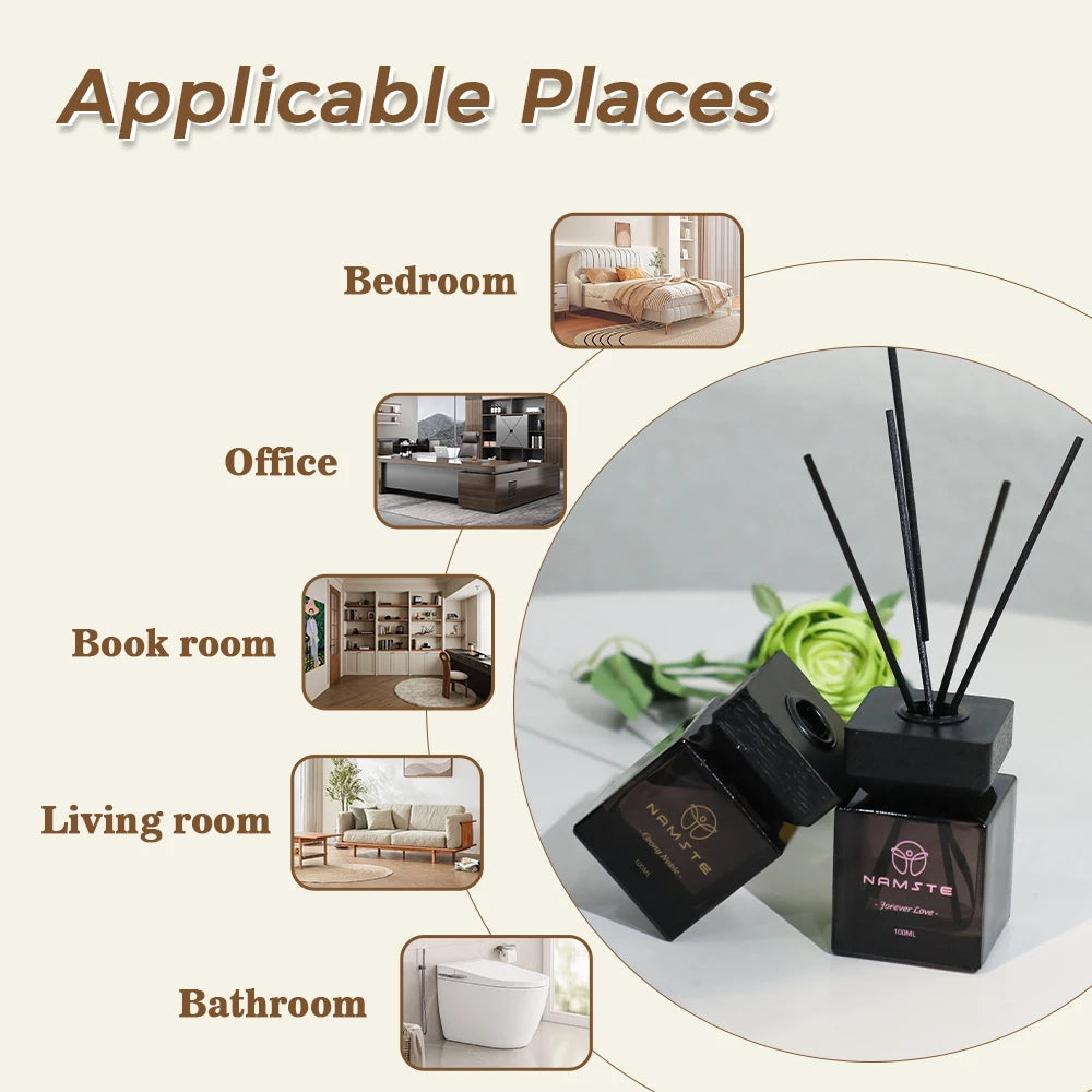 100ml Premium Aroma Diffuser Oil for Home Car Long Lasting Fragrance