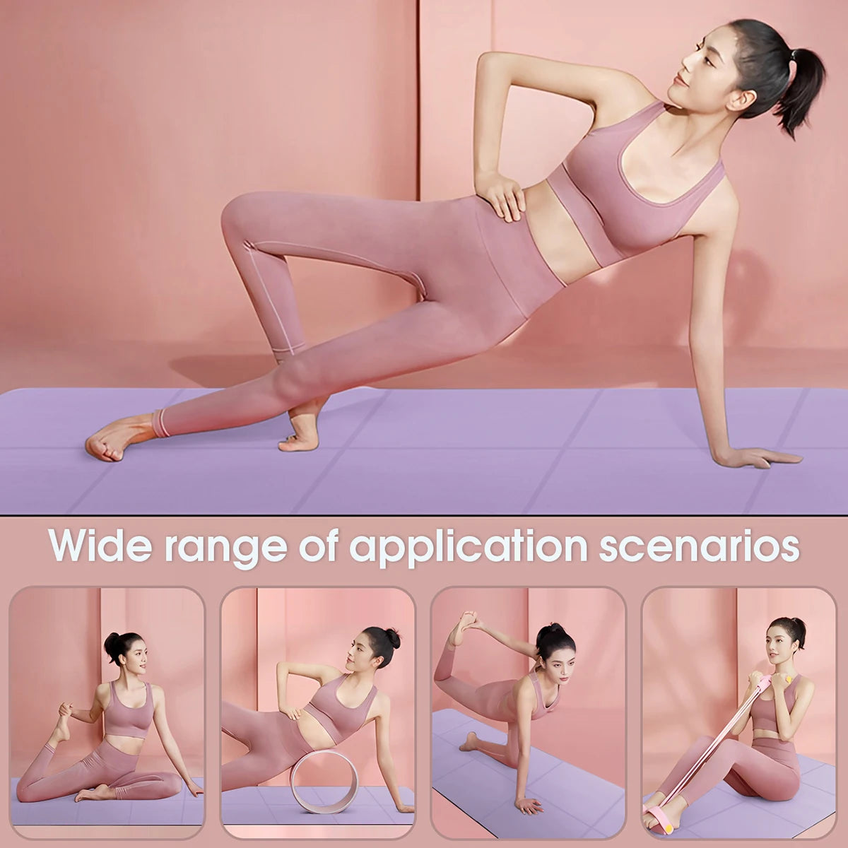 Foldable Eco-Friendly EVA Yoga Mat Travel Pilates Fitness Exercise Mat