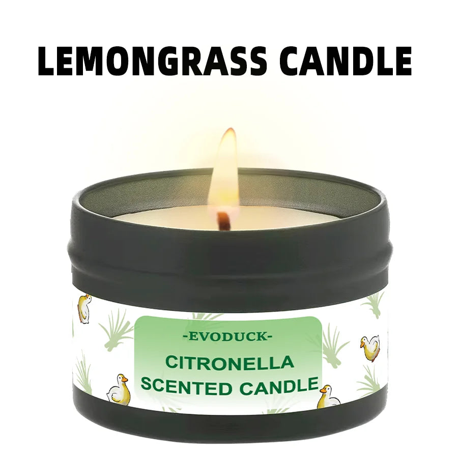 Citronella Lemongrass Outdoor Candle for Patio Garden Camping BBQ