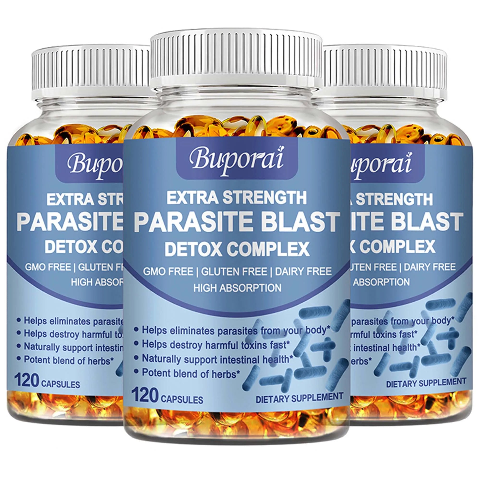 Parasite Blast Detox Complex Intestinal Cleanse Immune Support Supplement