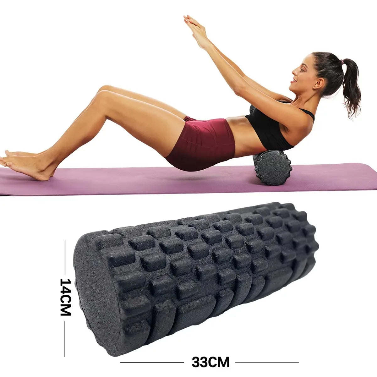 Foam Roller 30/33cm EPP Yoga Massage Muscle Recovery Fitness Tool