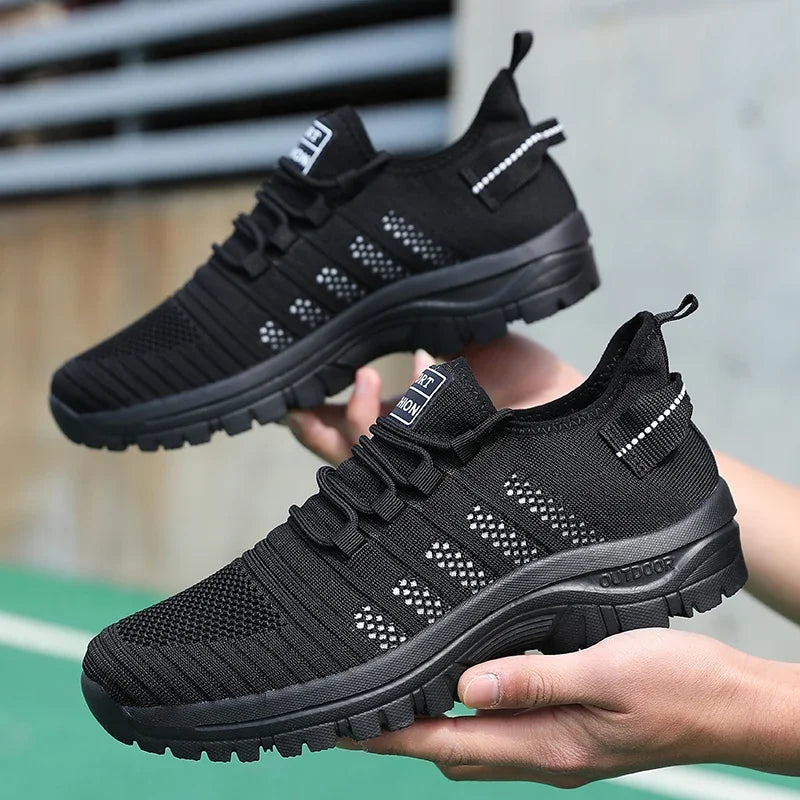 Men’s Breathable Lightweight Running Sneakers Athletic Training Outdoor Shoes
