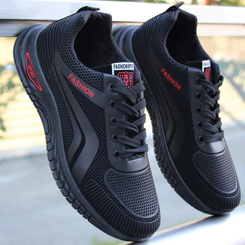 Men’s Breathable Casual Sneakers Anti-Slip Wear-Resistant Running Shoes