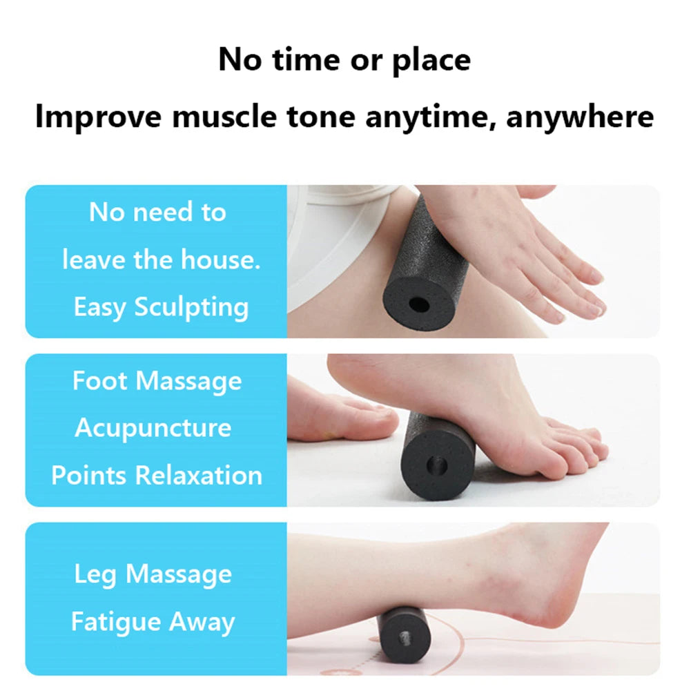 Mini EPP Foam Roller Hollow Massage Column Pilates Fitness Recovery Tool