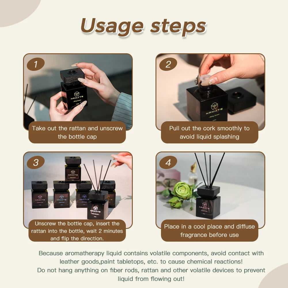 100ml Premium Aroma Diffuser Oil for Home Car Long Lasting Fragrance