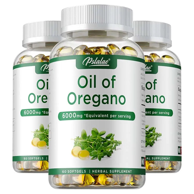 Oil of Oregano Capsules Herbal Antioxidant Digestive Health Supplement