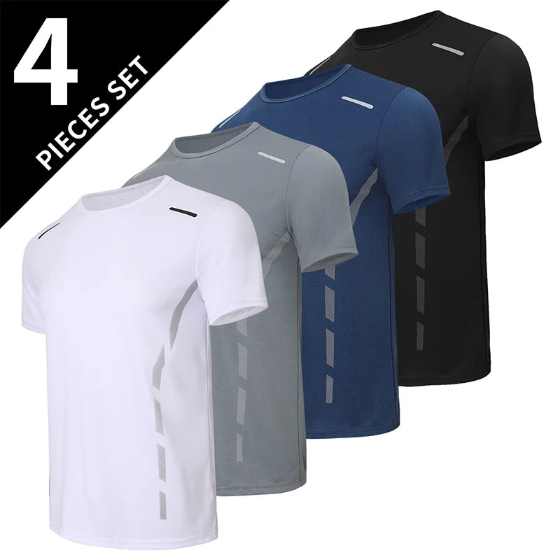 Men’s Quick-Dry Summer Sports T-Shirt Loose Fit Running Fitness Wear