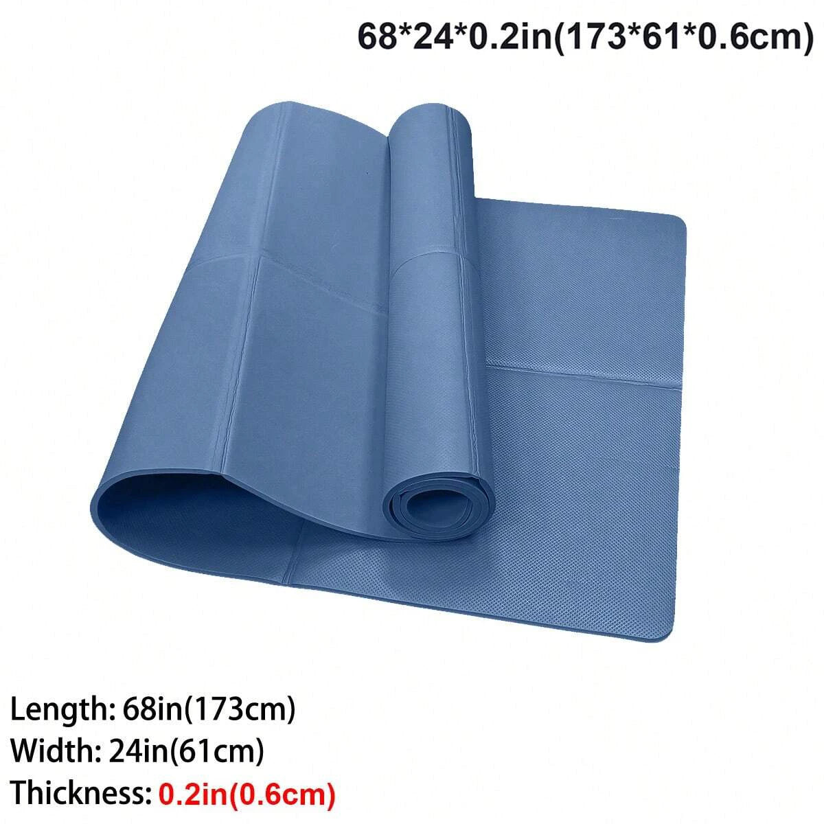 Foldable Eco-Friendly EVA Yoga Mat Travel Pilates Fitness Exercise Mat