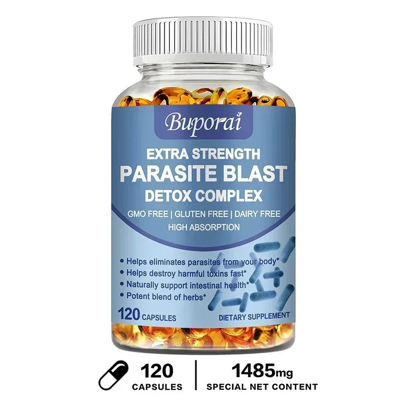 Parasite Blast Detox Complex Intestinal Cleanse Immune Support Supplement