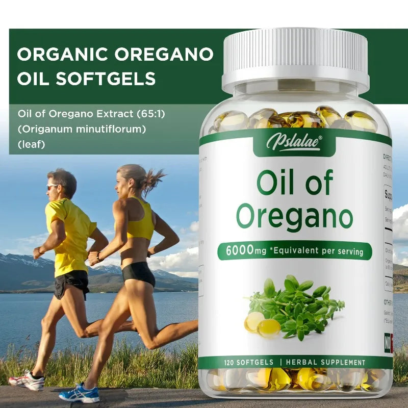 Oil of Oregano Capsules Herbal Antioxidant Digestive Health Supplement