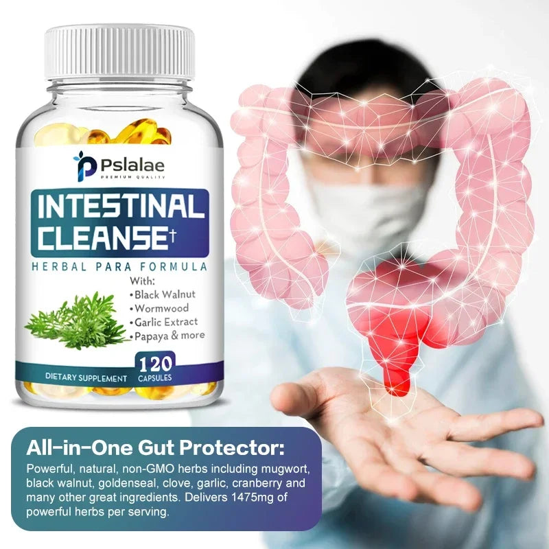 Intestinal Cleanse Detox Support Colon Liver Immune Health Supplement