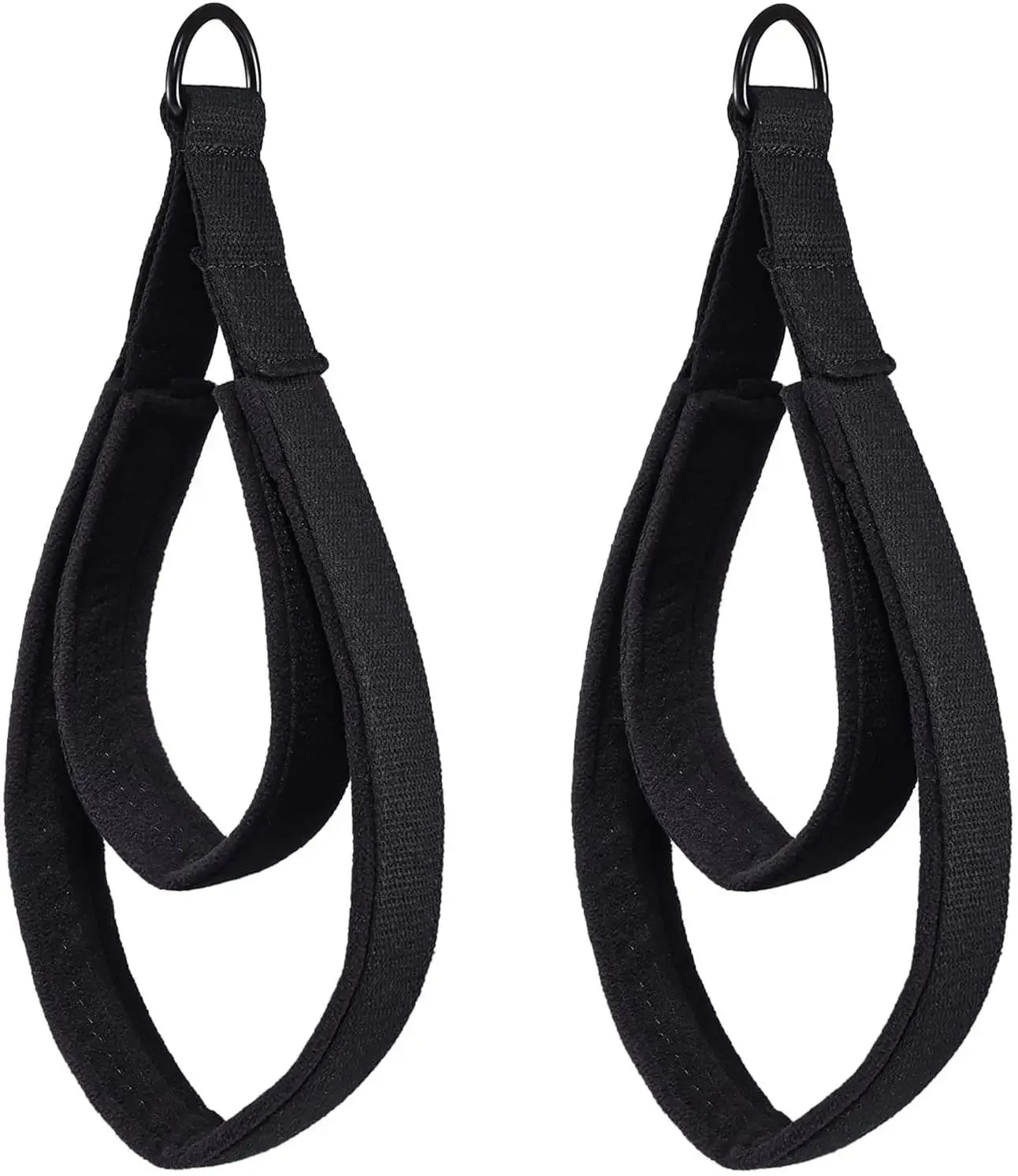 Double Ring Elastic Pilates Stretch Strap Resistance Band Ankle Trainer