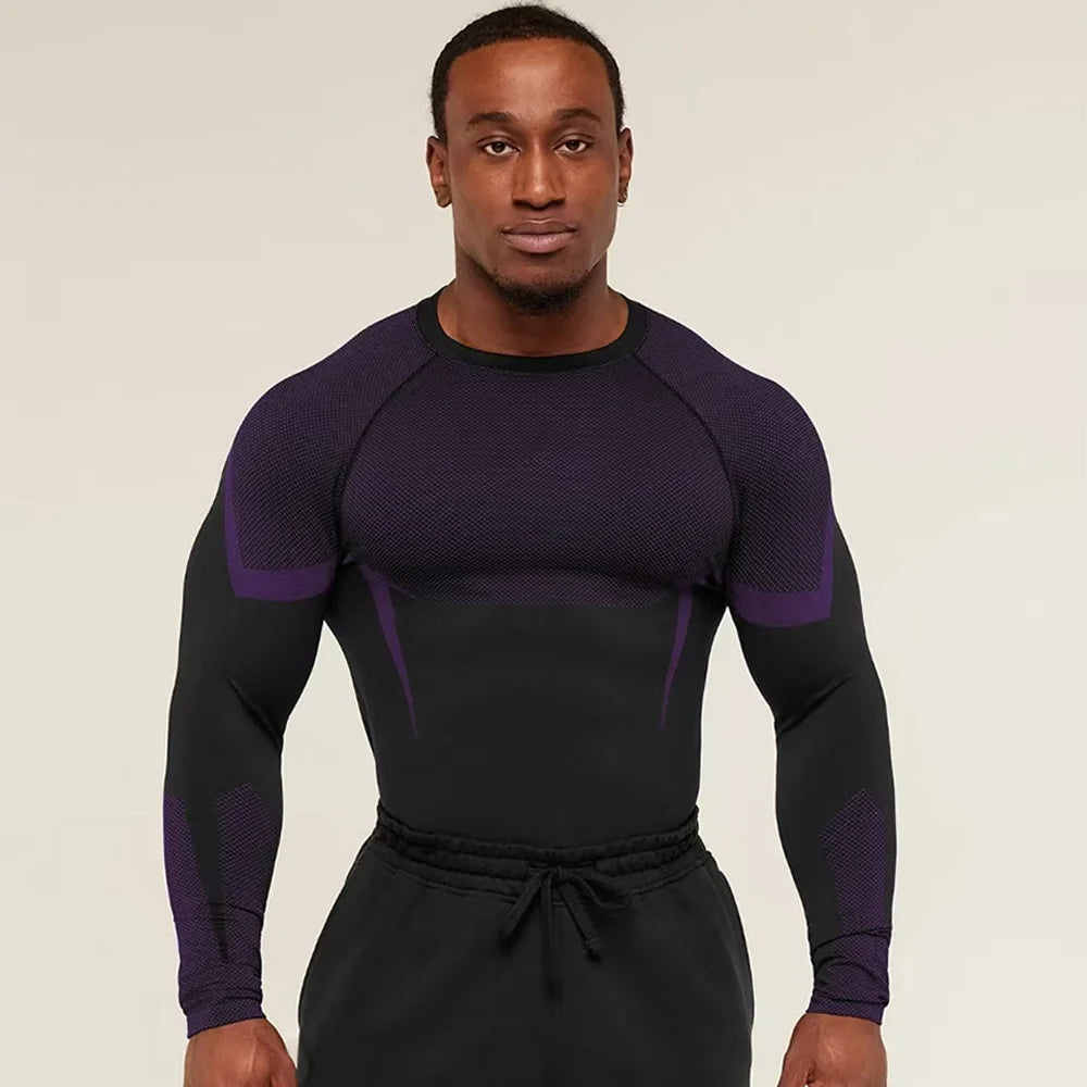 Men’s Compression Running T-Shirt Short Sleeve Gym Fitness Sports Top SHARK