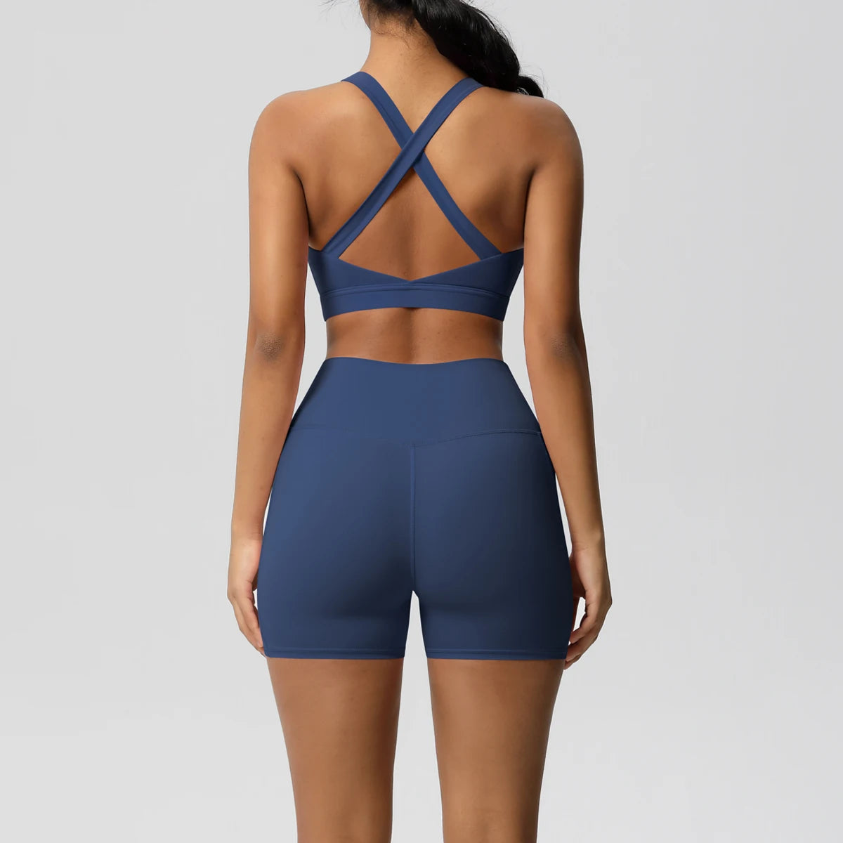 2PCS Women’s Yoga Set with Pocket Sports Bra & High Waist Leggings