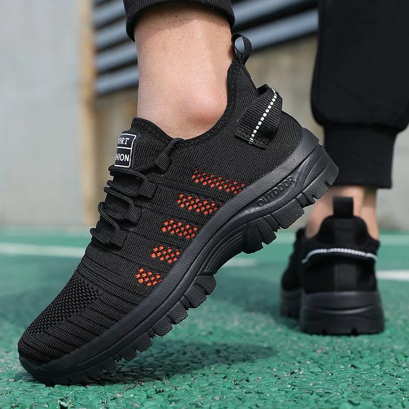 Men’s Breathable Lightweight Running Sneakers Athletic Training Outdoor Shoes