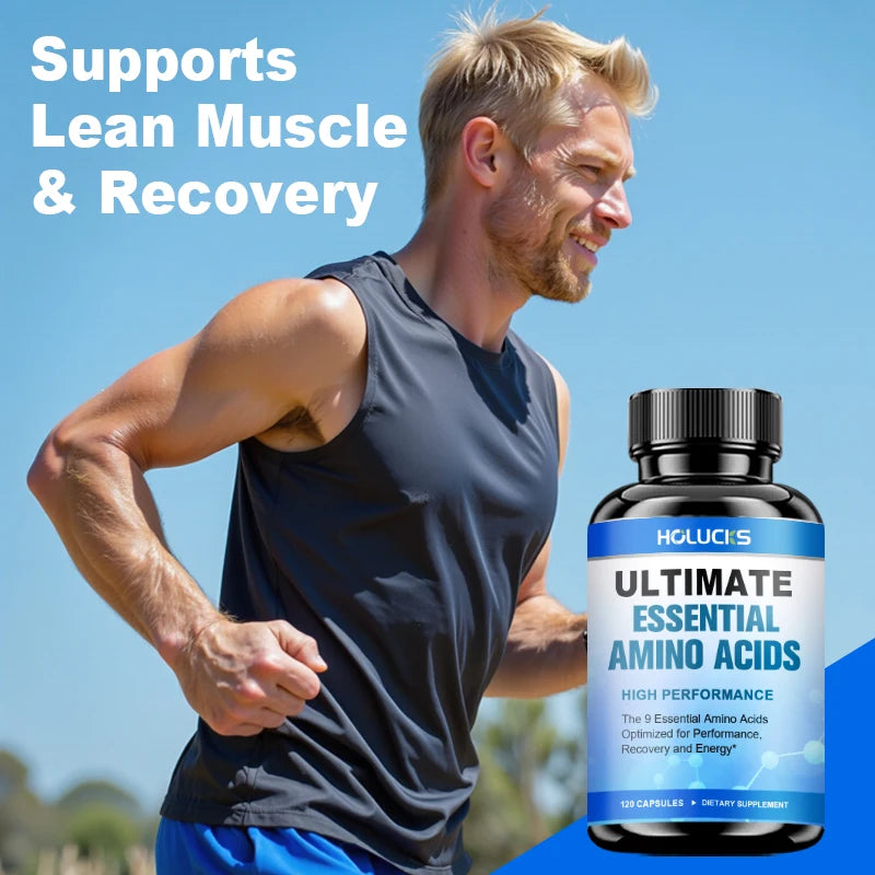 Advanced Amino Acid Capsules Strength Muscle Mass Endurance Support