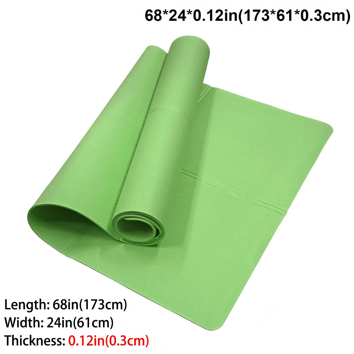 Foldable Eco-Friendly EVA Yoga Mat Travel Pilates Fitness Exercise Mat