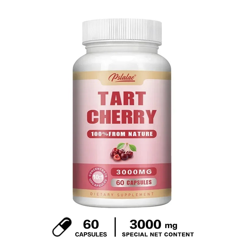 Tart Cherry Capsules 3000mg Joint Support Muscle Recovery Supplement