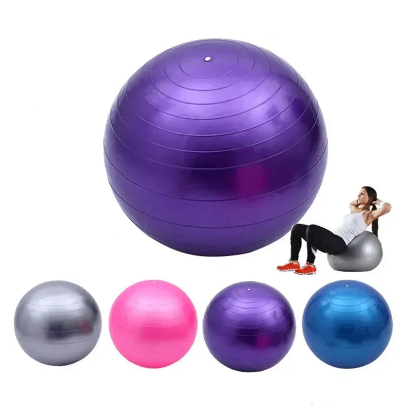 PVC Inflatable Yoga Ball Thickened Fitness Pilates Balance Exercise Ball