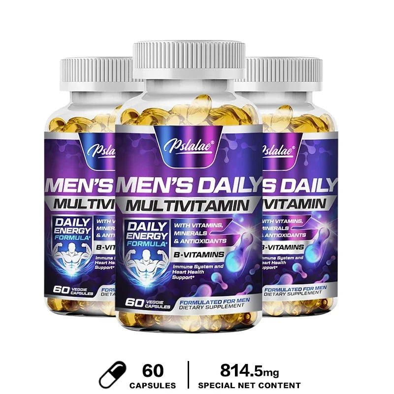 Men’s Daily Multivitamin Energy Immunity Stamina Overall Health Support