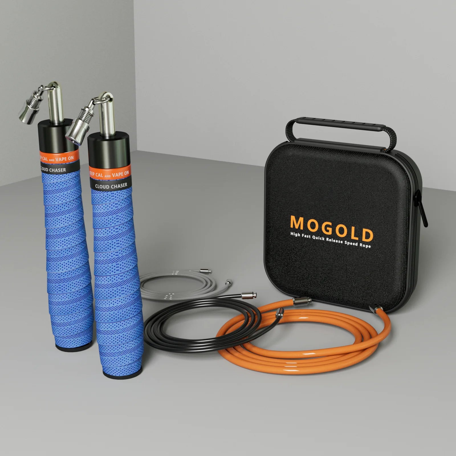 MOGOLD 3-Rope Jump Rope Set