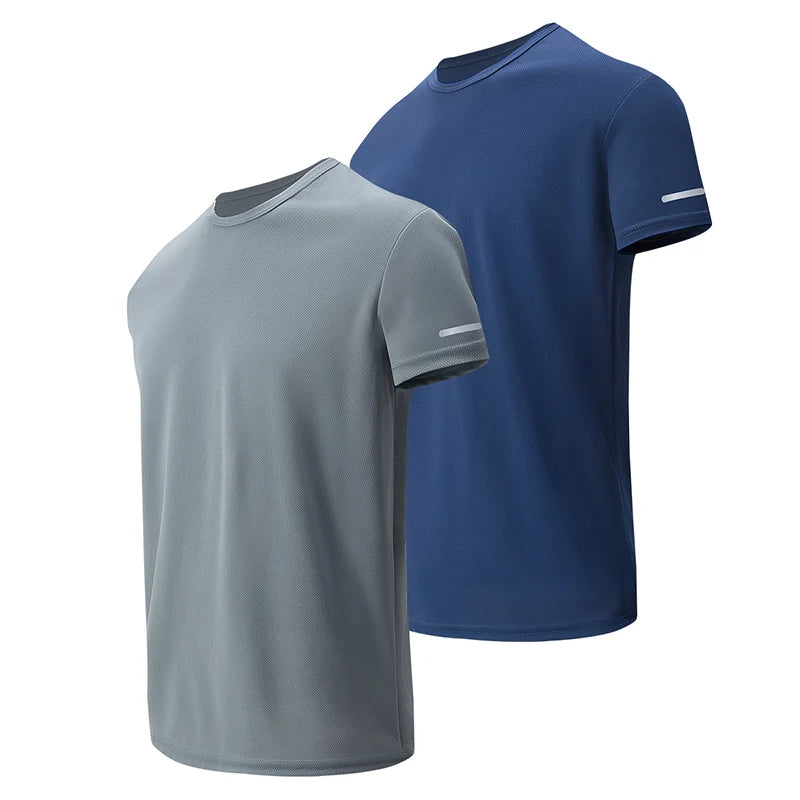 Men’s Quick-Dry Summer Sports T-Shirt Loose Fit Running Fitness Wear