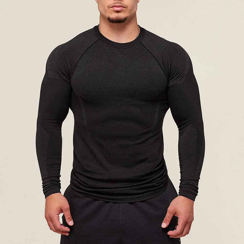 Men’s Compression Running T-Shirt Short Sleeve Gym Fitness Sports Top SHARK