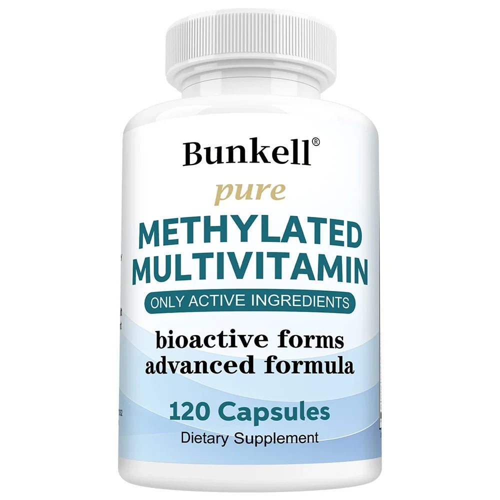 Methylated Multivitamin Capsules Activated B Complex Daily Energy Support
