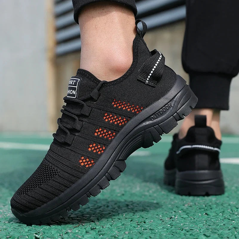 Men’s Breathable Lightweight Running Sneakers Athletic Training Outdoor Shoes