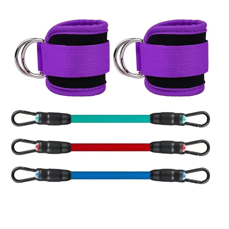 Ankle Straps Resistance Bands Set for Gym Yoga Fitness Training