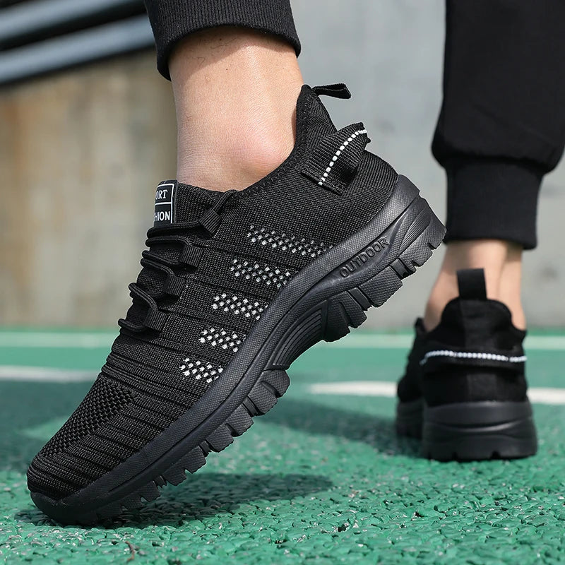 Men’s Breathable Lightweight Running Sneakers Athletic Training Outdoor Shoes