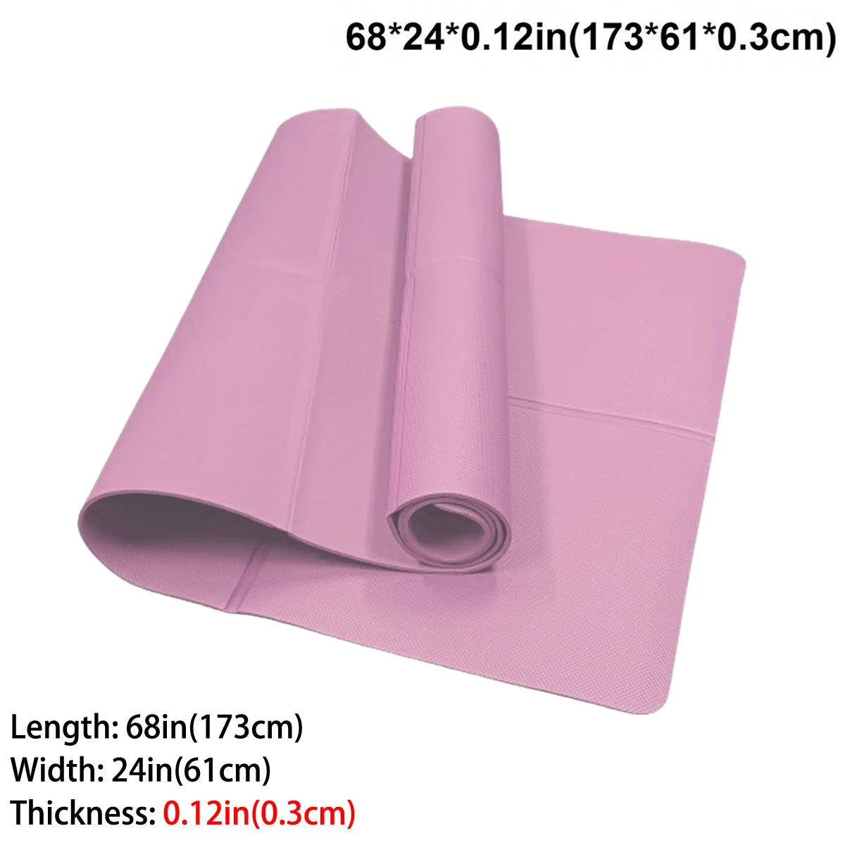 Foldable Eco-Friendly EVA Yoga Mat Travel Pilates Fitness Exercise Mat