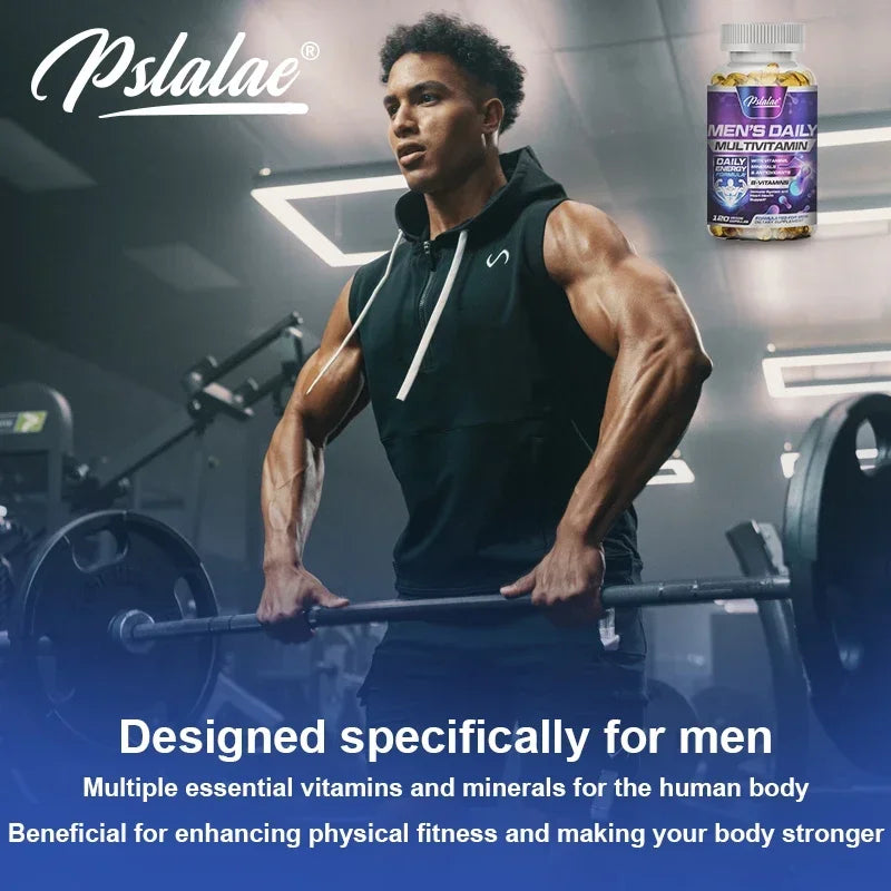 Men’s Daily Multivitamin Energy Immunity Stamina Overall Health Support