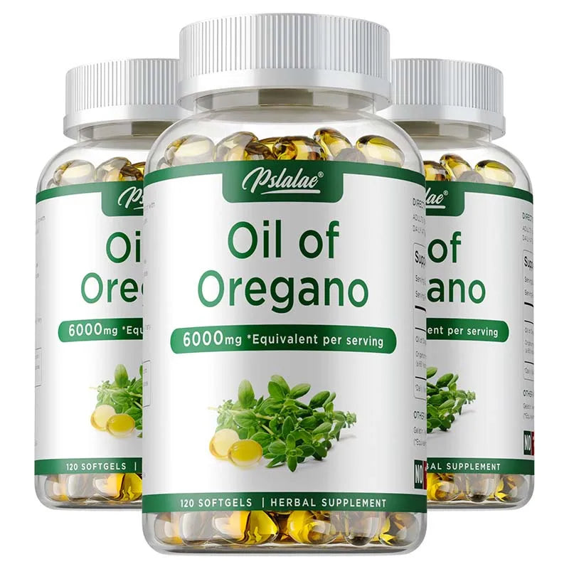 Oil of Oregano Capsules Herbal Antioxidant Digestive Health Supplement