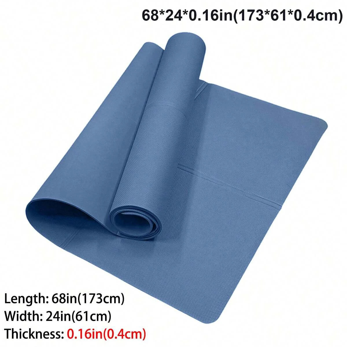 Foldable Eco-Friendly EVA Yoga Mat Travel Pilates Fitness Exercise Mat