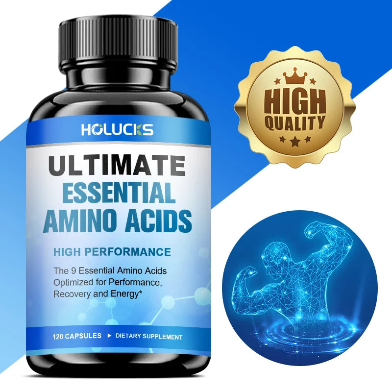 Advanced Amino Acid Capsules Strength Muscle Mass Endurance Support