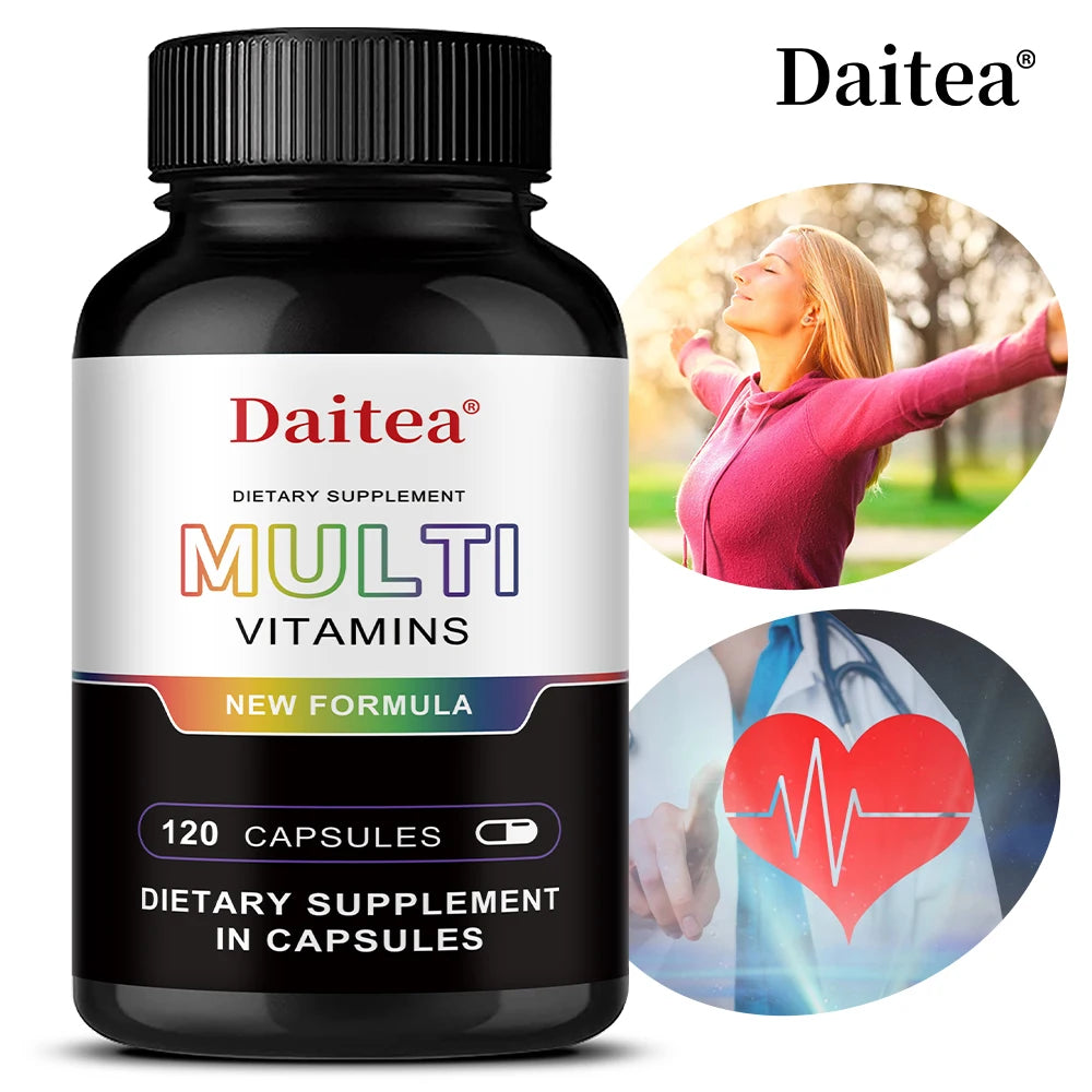 Multivitamin & Mineral Capsules Energy Muscle Immune Support Formula
