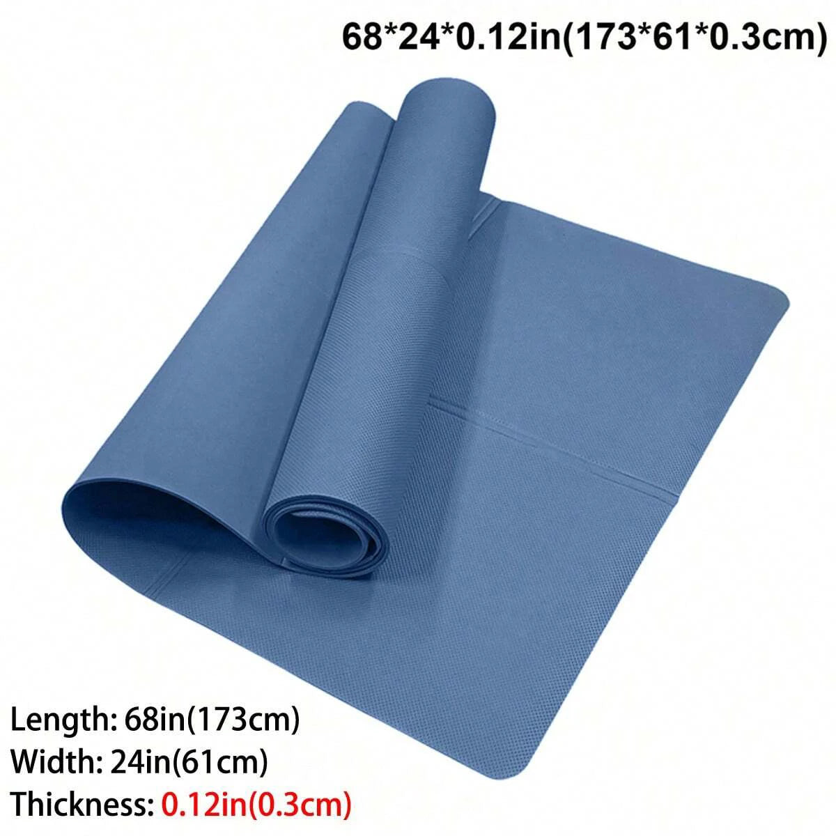 Foldable Eco-Friendly EVA Yoga Mat Travel Pilates Fitness Exercise Mat