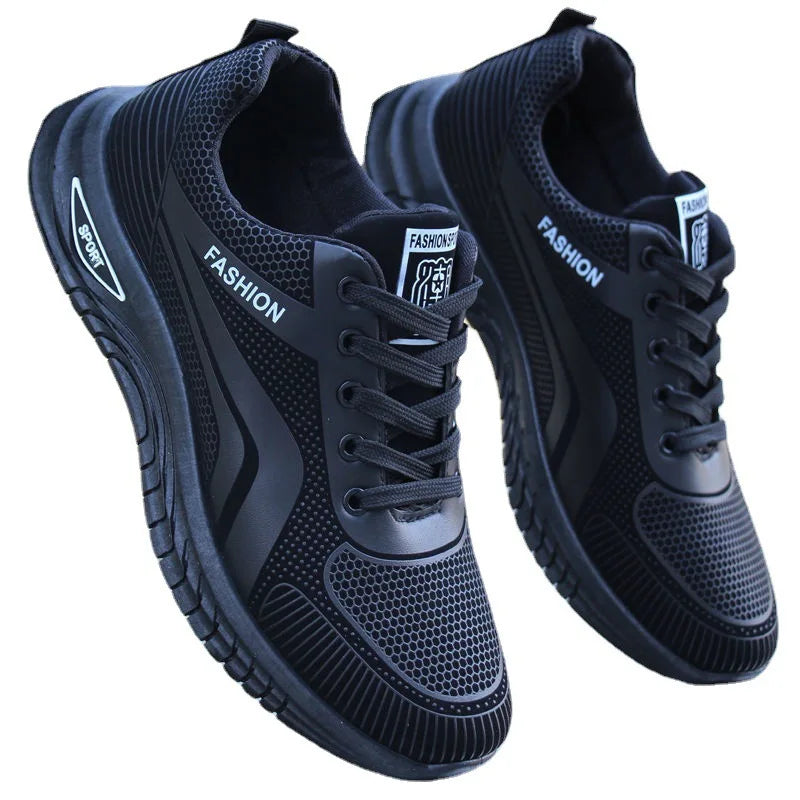 Men’s Breathable Casual Sneakers Anti-Slip Wear-Resistant Running Shoes